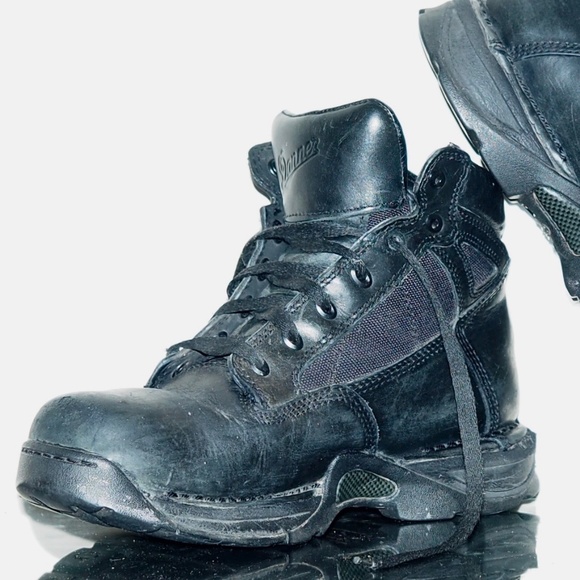 DANNER Genuine Leather Black Hiking Chucka Boots - Picture 14 of 14